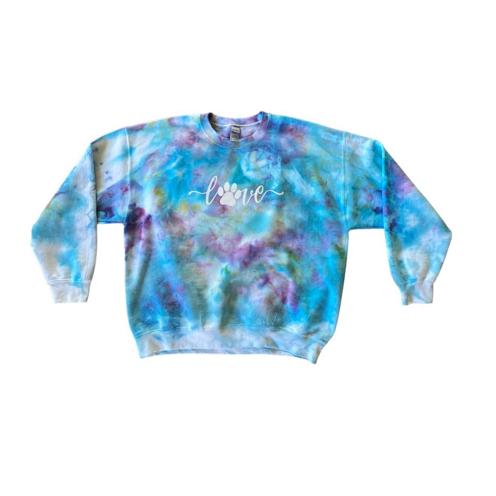 Tie Dye Love Sweatshirt - Picture 2 of 2